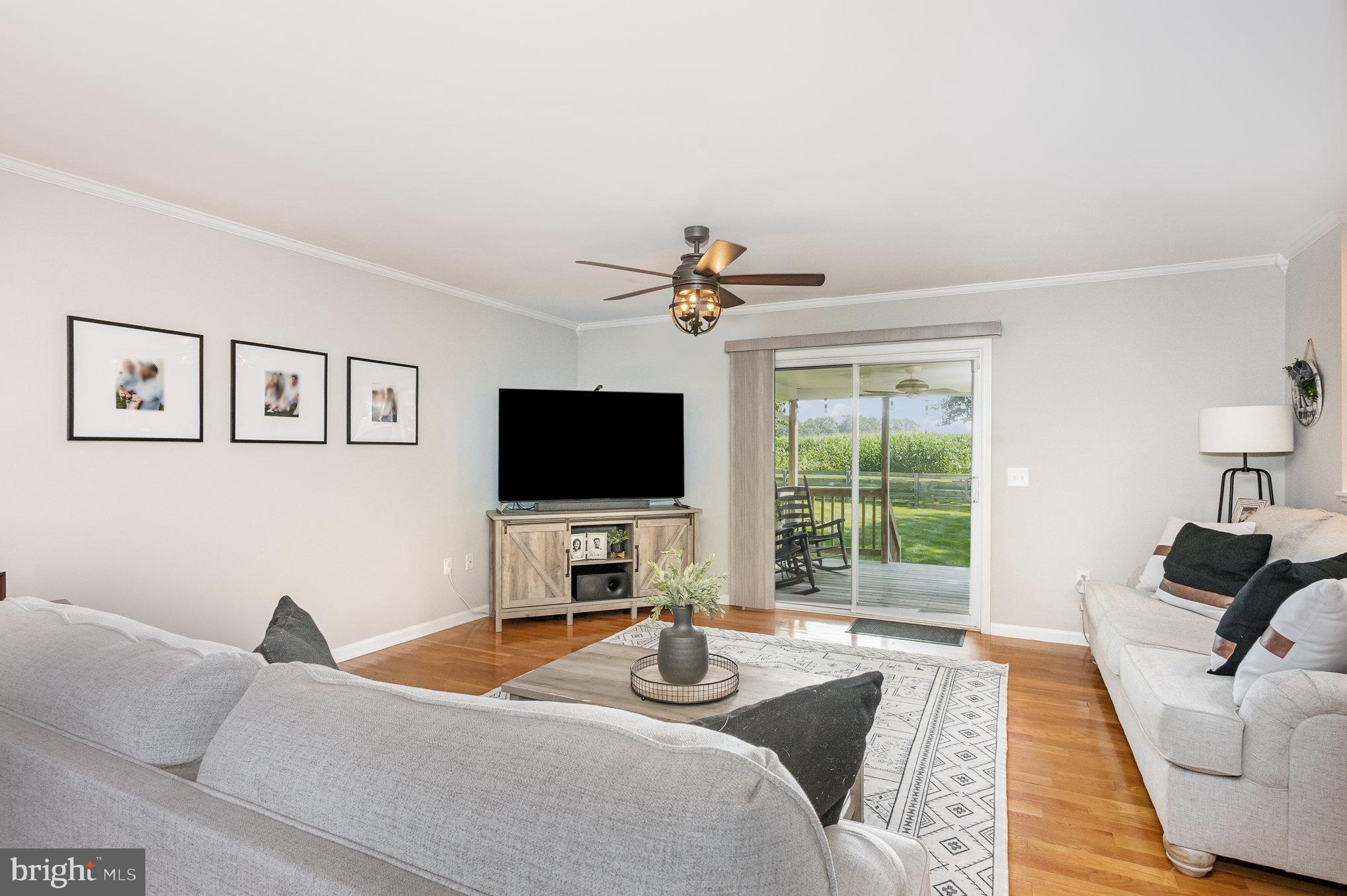1301 Hopewell Road Port Deposit, MD 21904 - Photo 11 of 47 Living Room with sliders to back deck.