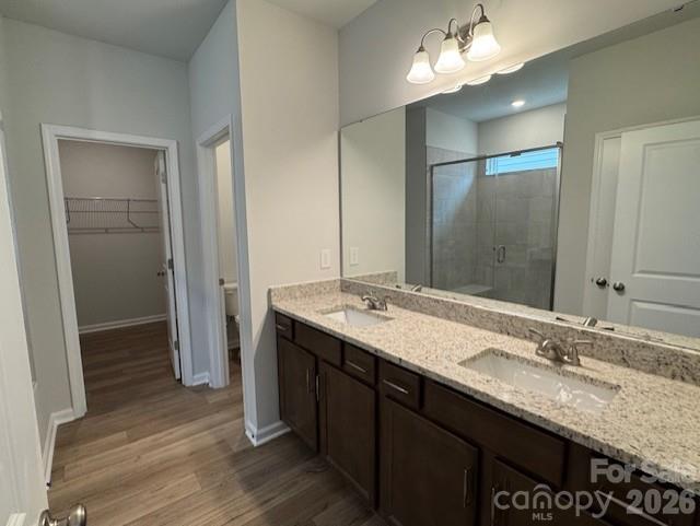206 Rodeo Drive Shelby, NC 28150 - Photo 13 of 19 a bathroom with a double vanity sink and a mirror
