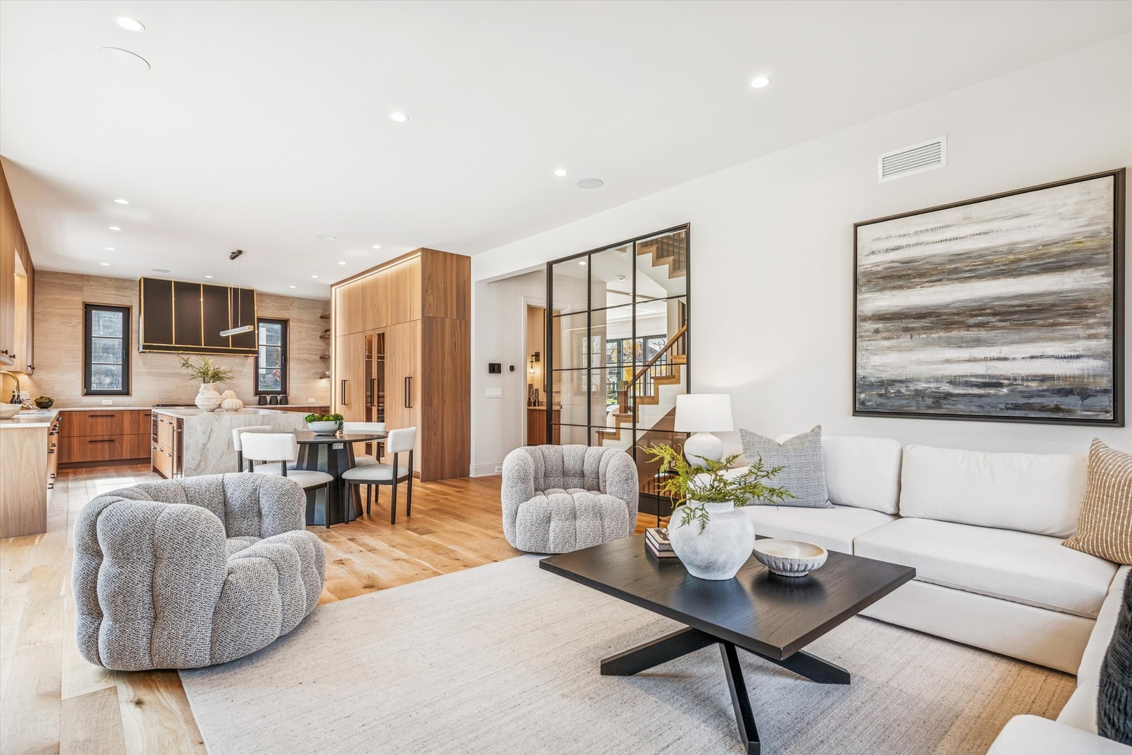 377 Prairie Avenue Elmhurst, IL 60126 - Photo 15 of 64 a living room with furniture and a large window