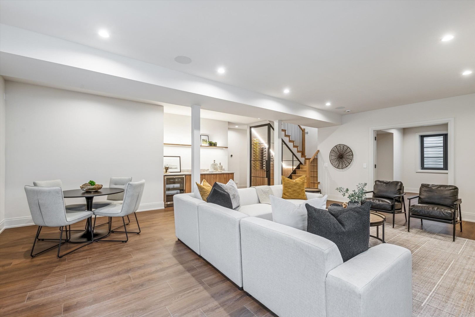 377 Prairie Avenue Elmhurst, IL 60126 - Photo 44 of 64 a living room with furniture and wooden floor