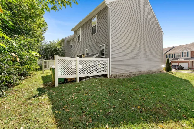 a house view with a garden