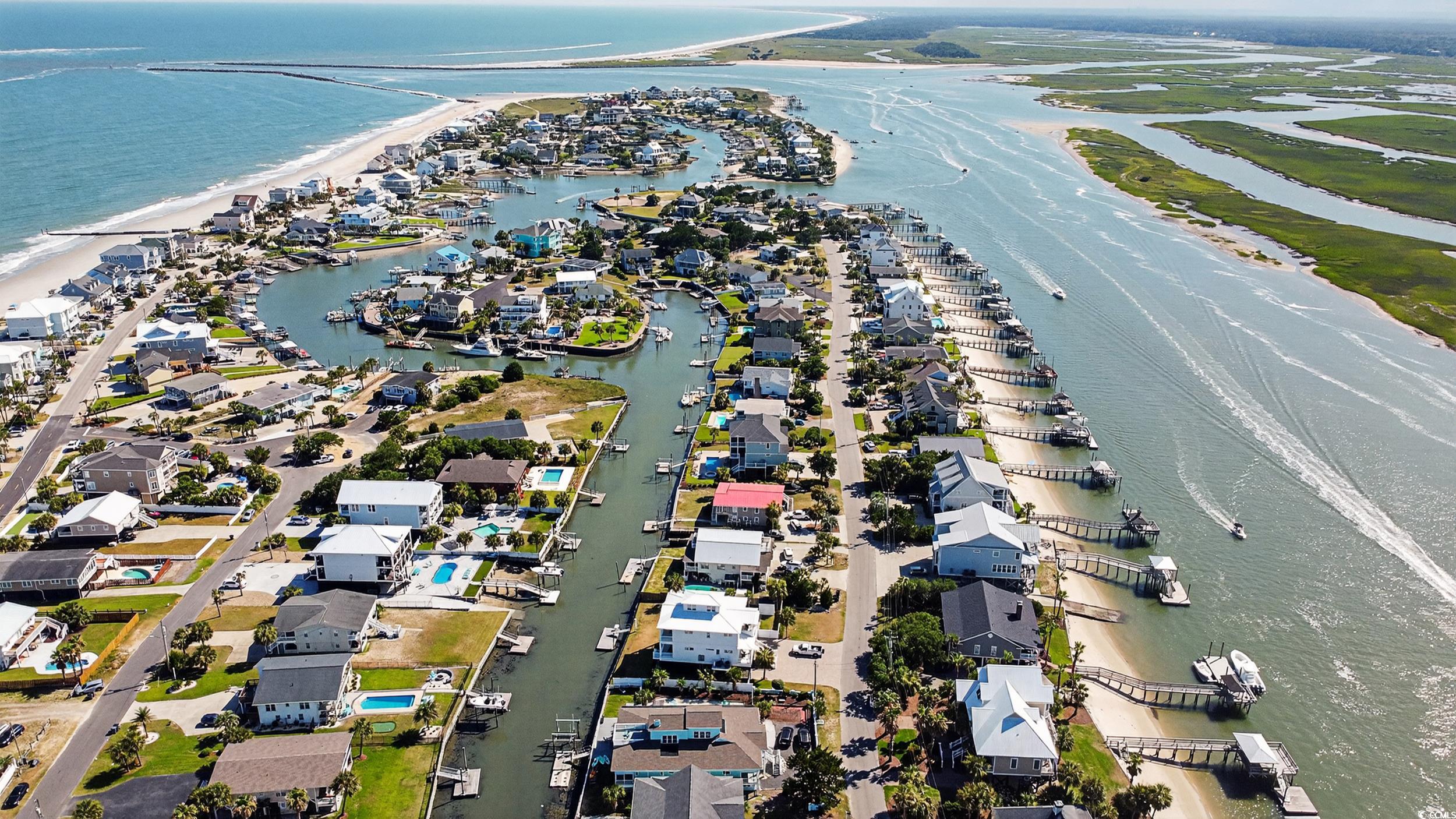 1885 Pompano Drive Murrells Inlet, SC 29576 - Photo 31 of 34 Aerial view of property's location featuring nearby suburban area