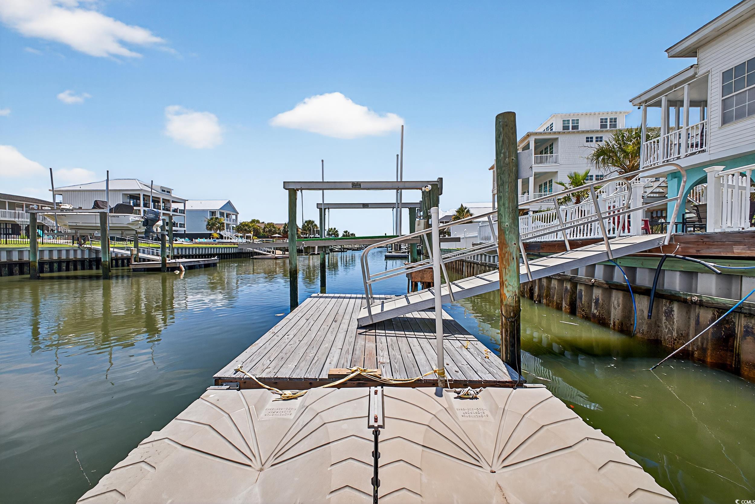 1885 Pompano Drive Murrells Inlet, SC 29576 - Photo 7 of 34 Dock area with a water view