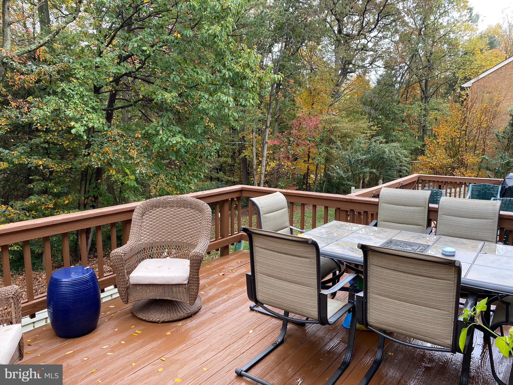 1507 Autumn Ridge Circle Reston, VA 20194 - Photo 5 of 6 Deck overlooking woods