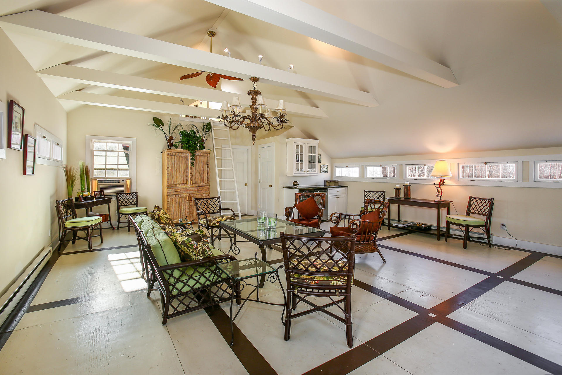 228 Ponus Ridge Road New Canaan, CT 06840 - Photo 33 of 47 a view of a livingroom and dining room