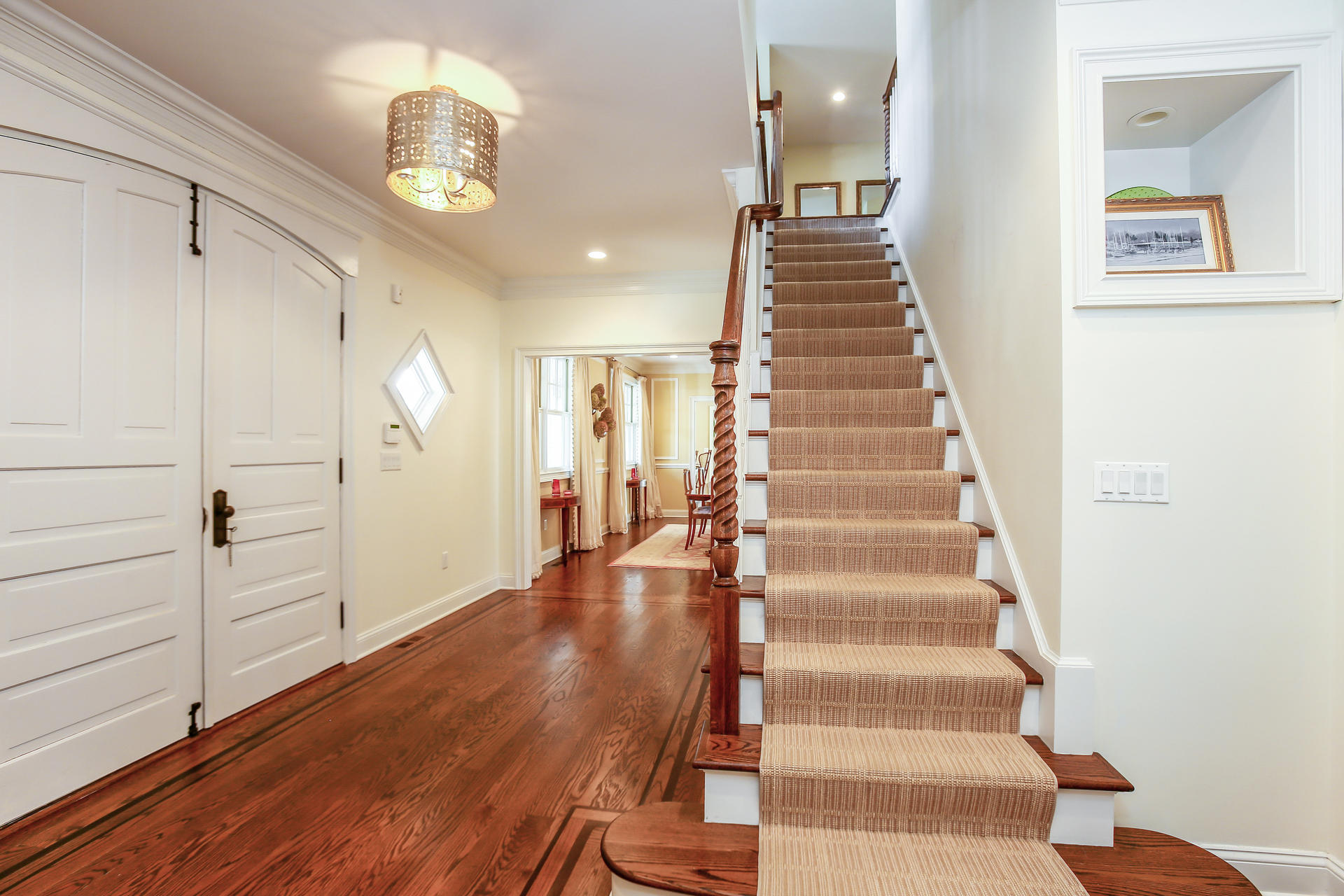 228 Ponus Ridge Road New Canaan, CT 06840 - Photo 6 of 47 a view of an entryway with wooden floor