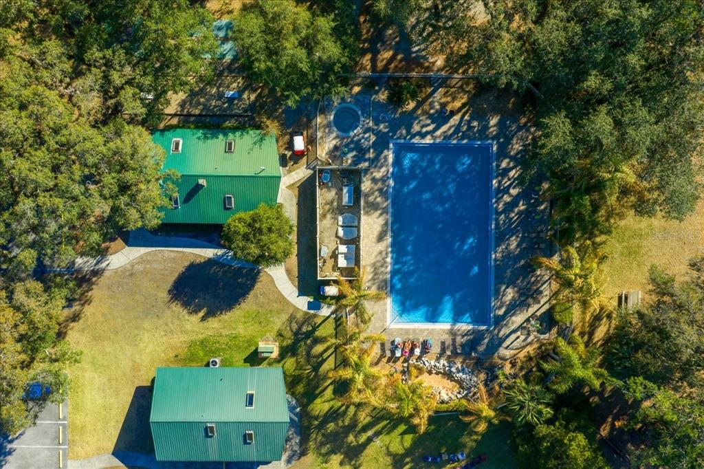3047 Northeast 102nd Ave Road Silver Springs, FL 34488 - Photo 69 of 87 a view of a yard with plants and trees