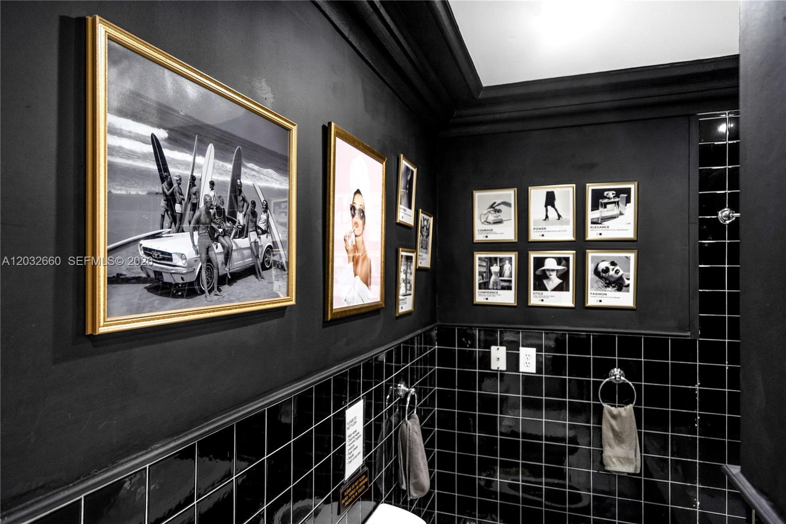 520 Southwest 22nd Road Miami, FL 33129 - Photo 72 of 76 a view of a black and white wall