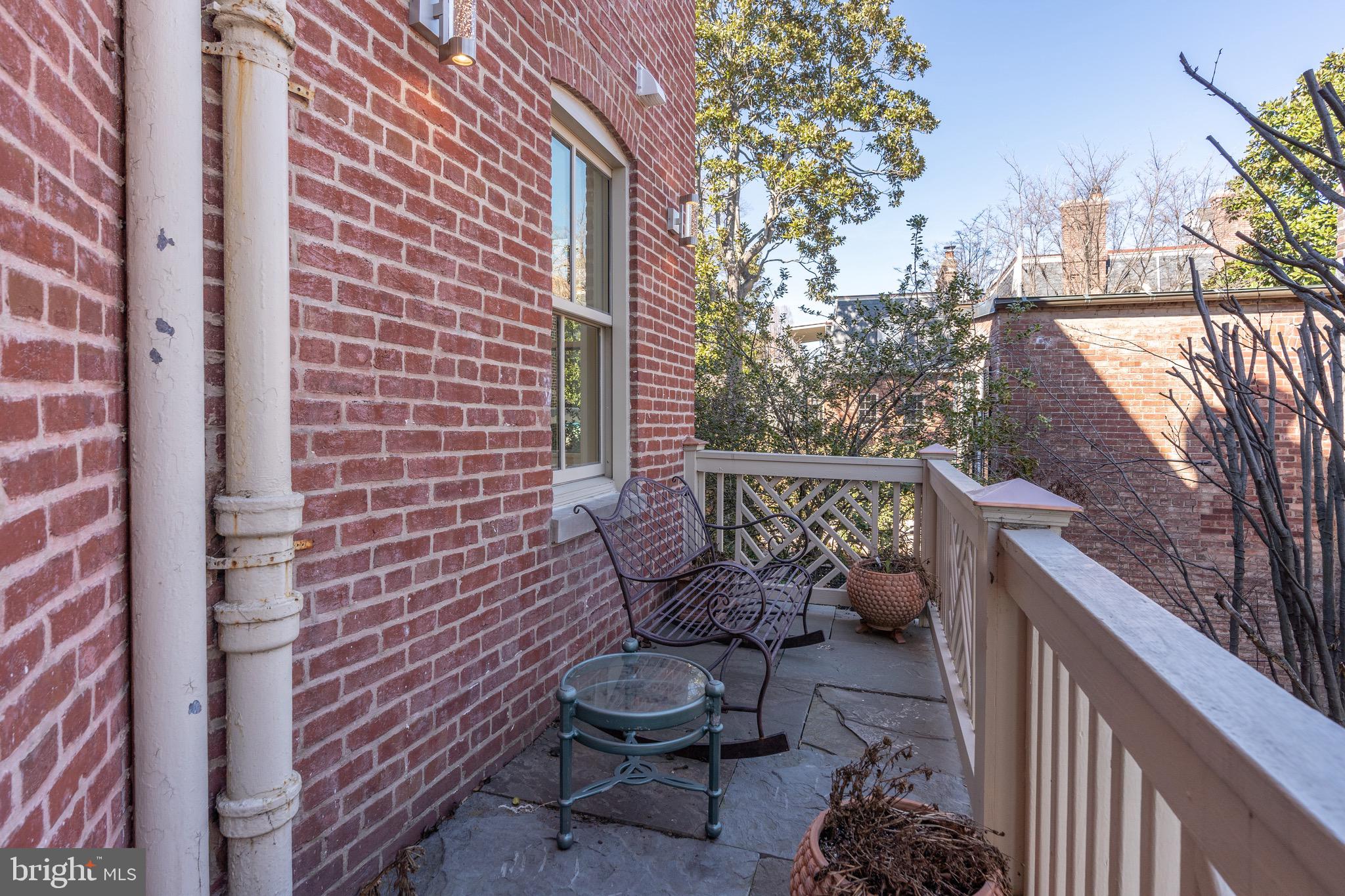 3003 N Street Northwest Washington, DC 20007 - Photo 101 of 127 Balcony off dressing room