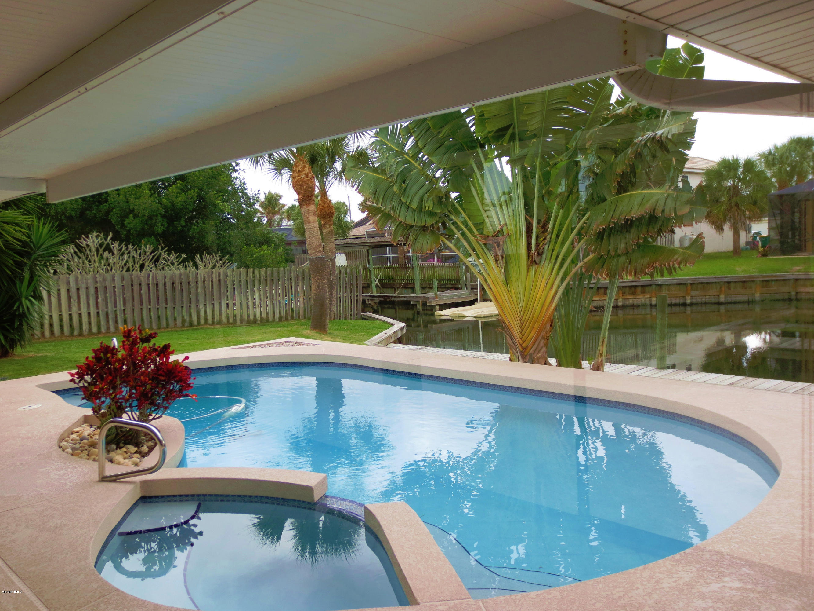320 Riggs Avenue Melbourne Beach, FL 32951 - Photo 13 of 24 Pool with Spa