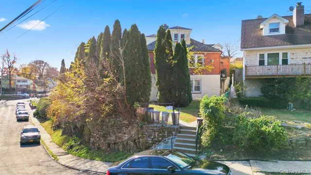 a view of a city with tall buildings