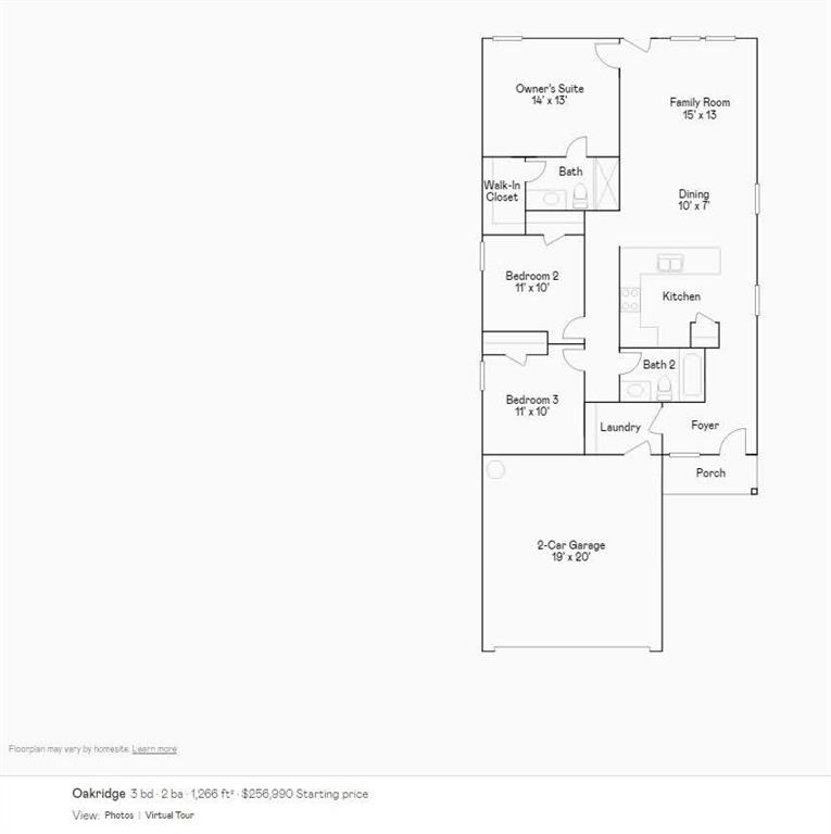 6734 Highlands Street Princeton, TX 75407 - Photo 40 of 40 View of home floor plan