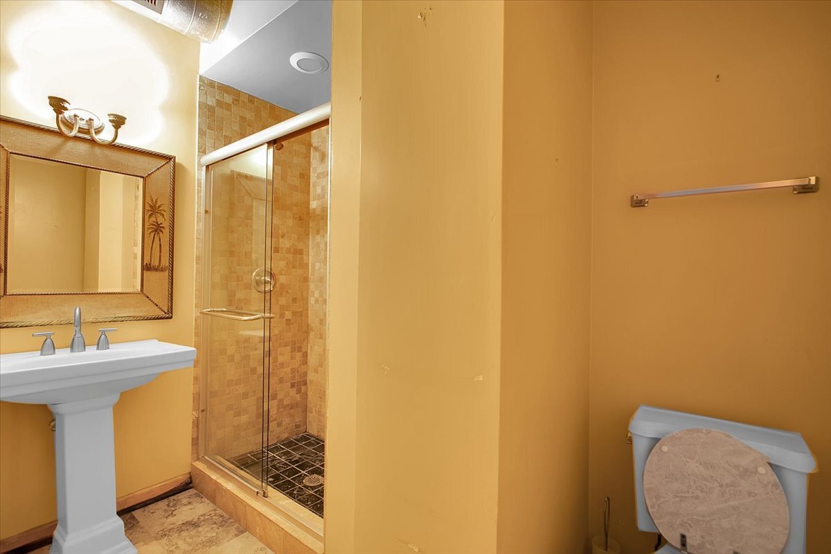 809 East 40th Street, Unit 44 Chicago, IL 60653 - Photo 23 of 25 a bathroom with a sink mirror and shower