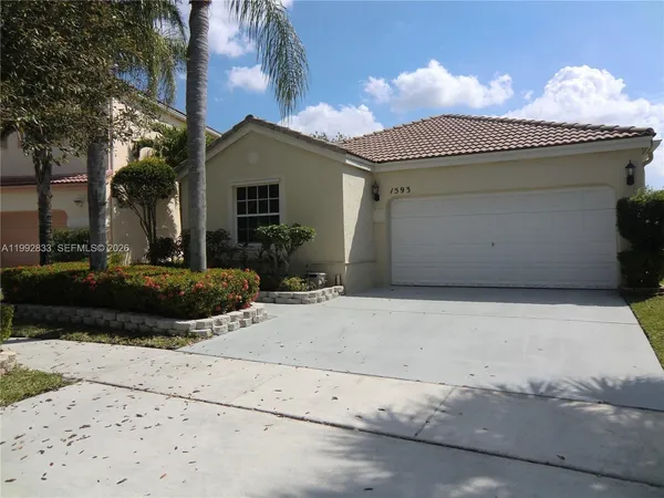 $3,500 | 1593 Northwest 158th Avenue, Pembroke Pines, FL 33028
