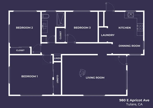 $269,200 | 980 East Apricot Avenue, Tulare, CA 93274