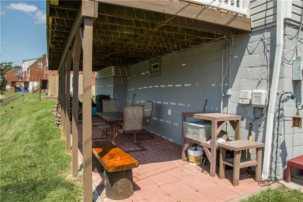 1648 Elderslee Road Pittsburgh, PA 15227 - Photo 5 of 25 Under the Deck