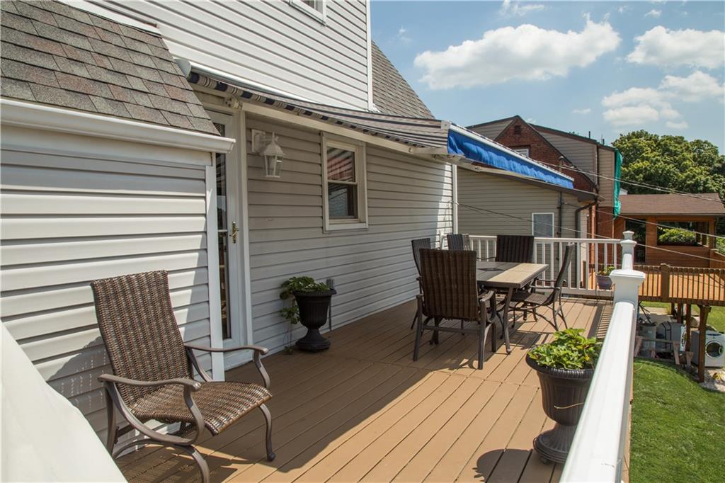 1648 Elderslee Road Pittsburgh, PA 15227 - Photo 8 of 25 Deck with the Awning Open