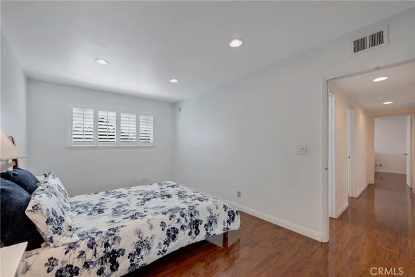 a view of a building with sitting area