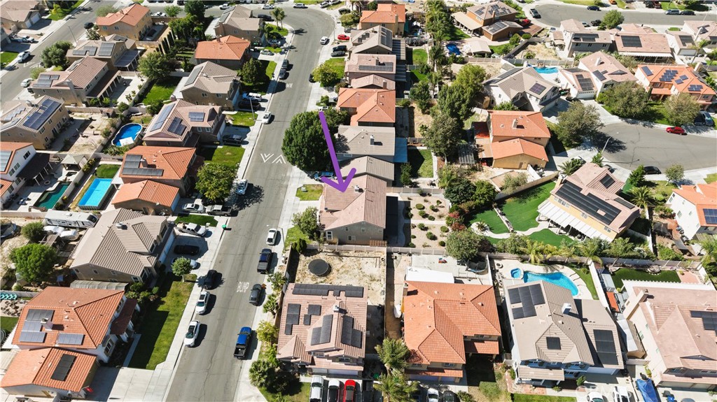 1279 Longbranch Road San Jacinto, CA 92582 - Photo 32 of 35 an aerial view of residential houses with outdoor space