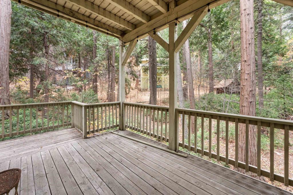 26328 Jacqueline Road Twin Peaks, CA 92391 - Photo 37 of 37 a view of balcony with wooden floor