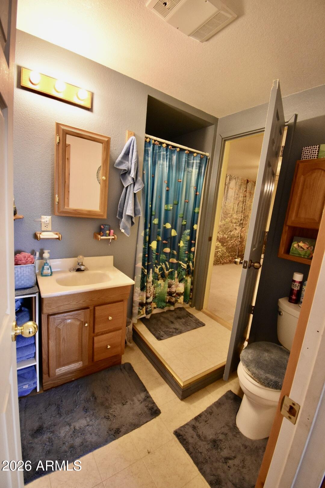 4310 North Lake View Drive Rimrock, AZ 86335 - Photo 33 of 43 a bathroom with a sink and mirror with bathtub
