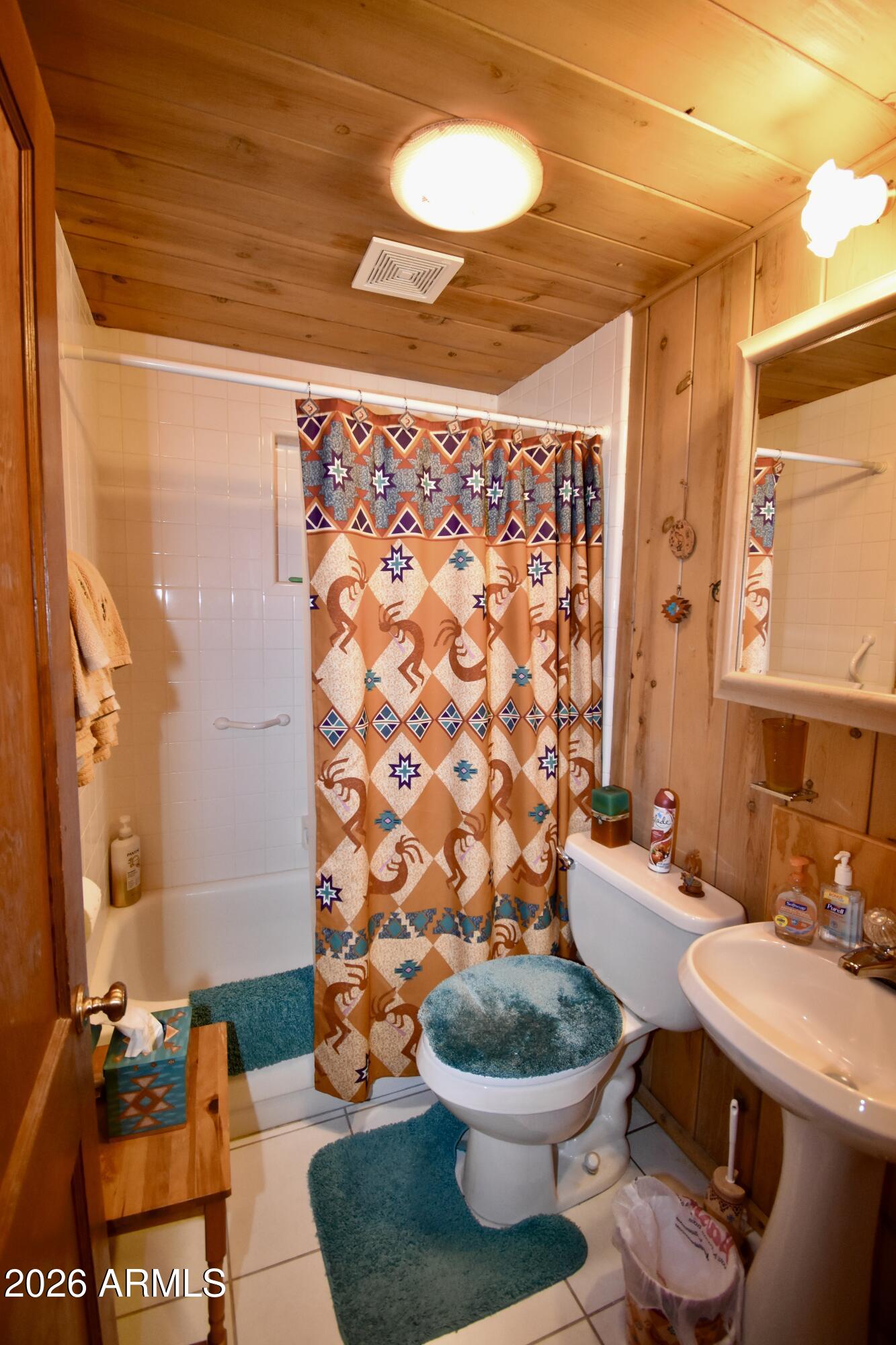 4310 North Lake View Drive Rimrock, AZ 86335 - Photo 10 of 43 a bathroom with a sink and a mirror
