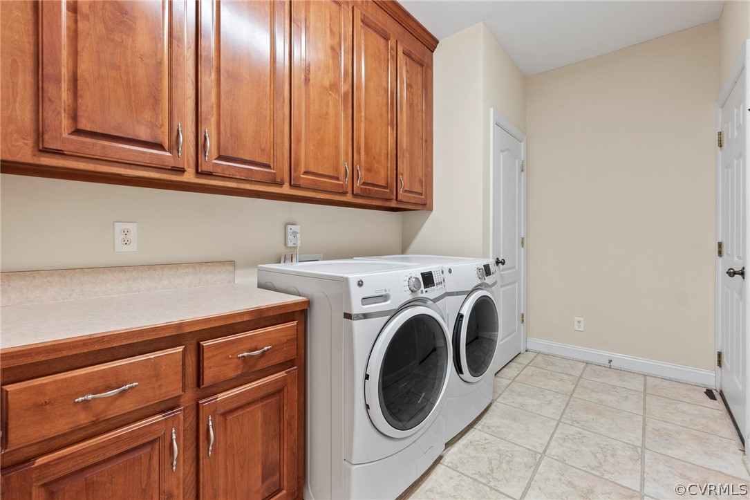 847 Club Ridge Terrace Chester, VA 23836 - Photo 22 of 35 a utility room with dryer and washer