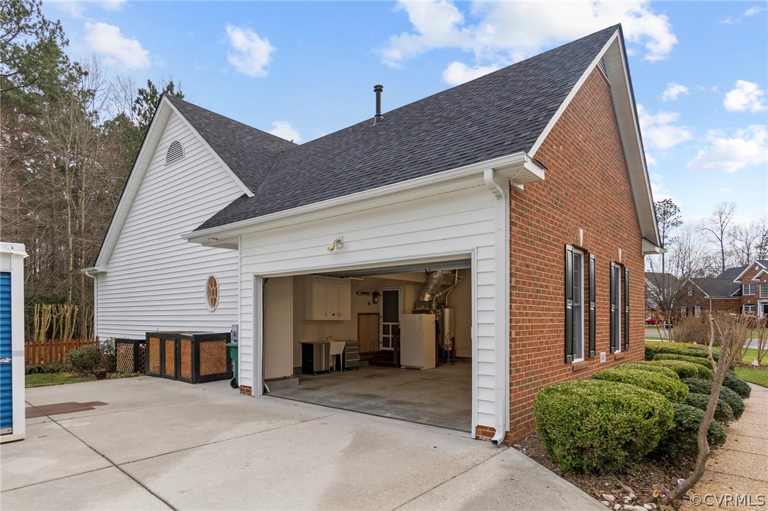847 Club Ridge Terrace Chester, VA 23836 - Photo 35 of 35 a view of a house with a garage