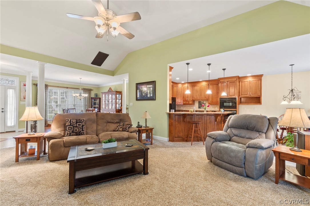 847 Club Ridge Terrace Chester, VA 23836 - Photo 5 of 35 a living room with furniture and a large window