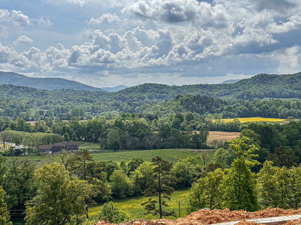 134 Mistletoe Ridge Murphy, NC 28906 - Photo 4 of 18 a view of a green field with mountains in the background