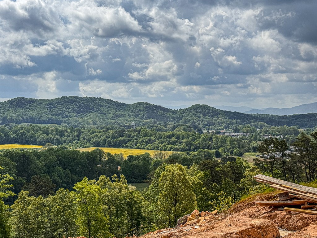 134 Mistletoe Ridge Murphy, NC 28906 - Photo 6 of 18 a view of a city with mountains in the background