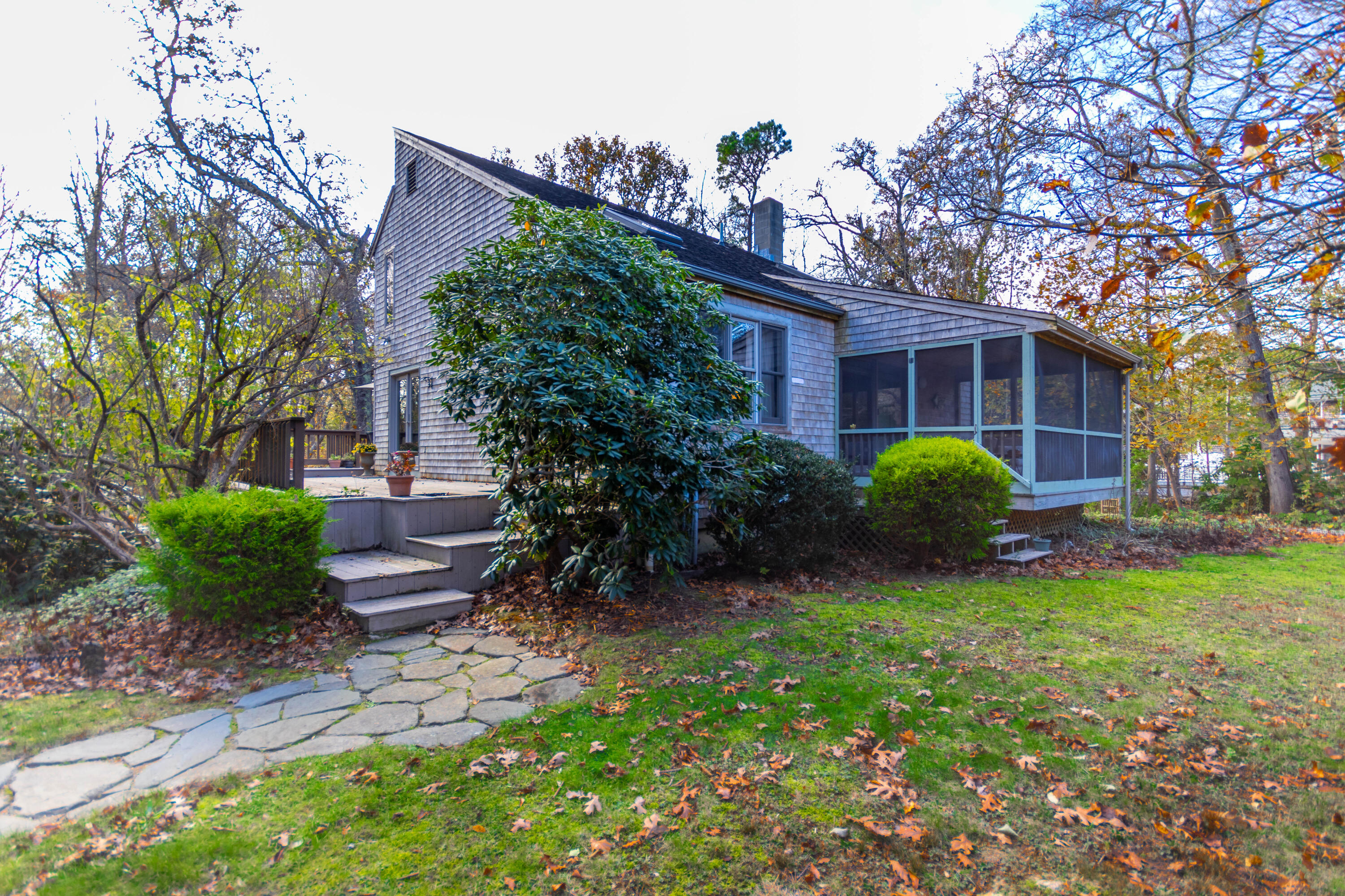 141 Long Pond Road Brewster, MA 02631 - Photo 2 of 58 Back/side angle with screened porch