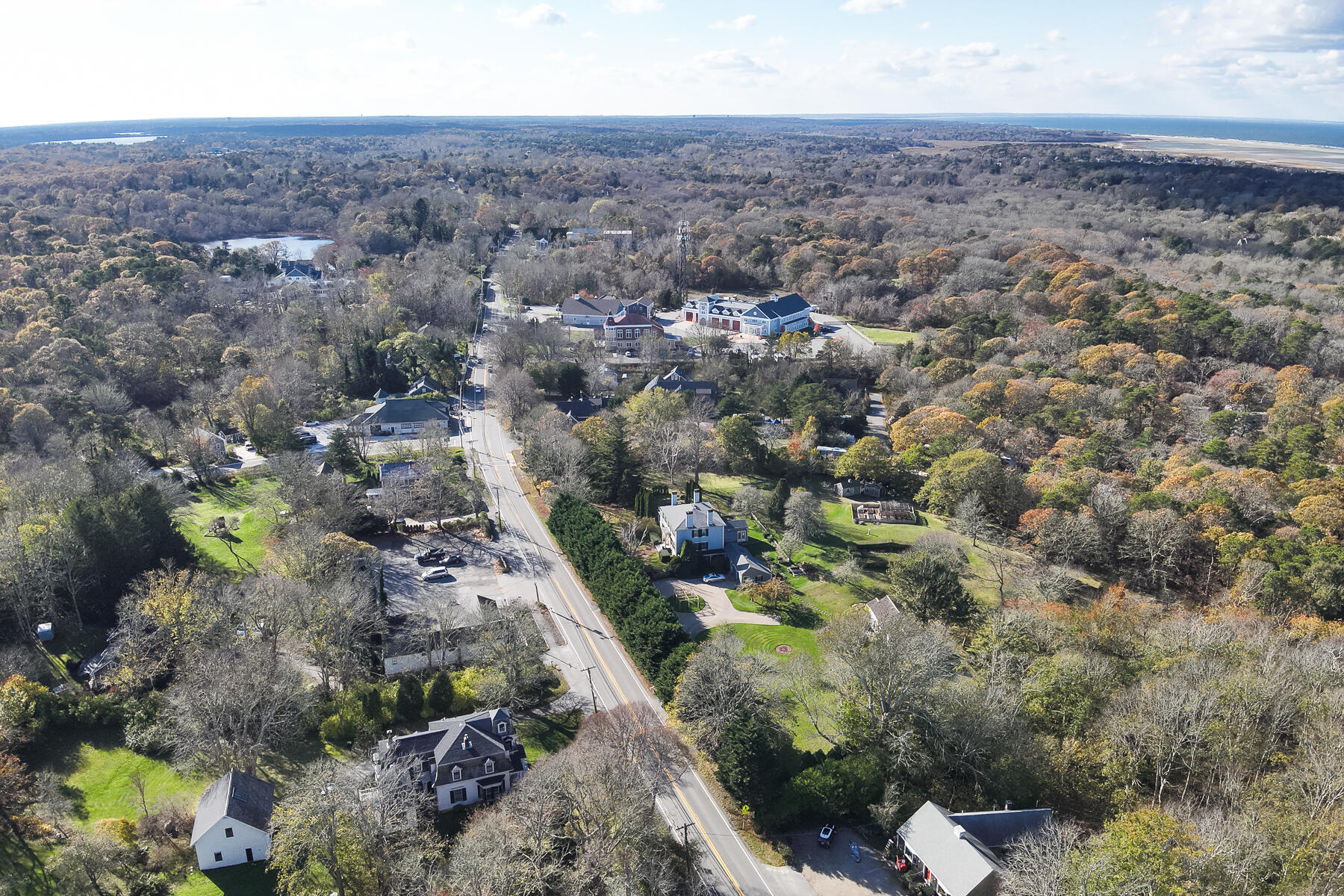 141 Long Pond Road Brewster, MA 02631 - Photo 45 of 58 Aerial with close proximity to Rte 6A