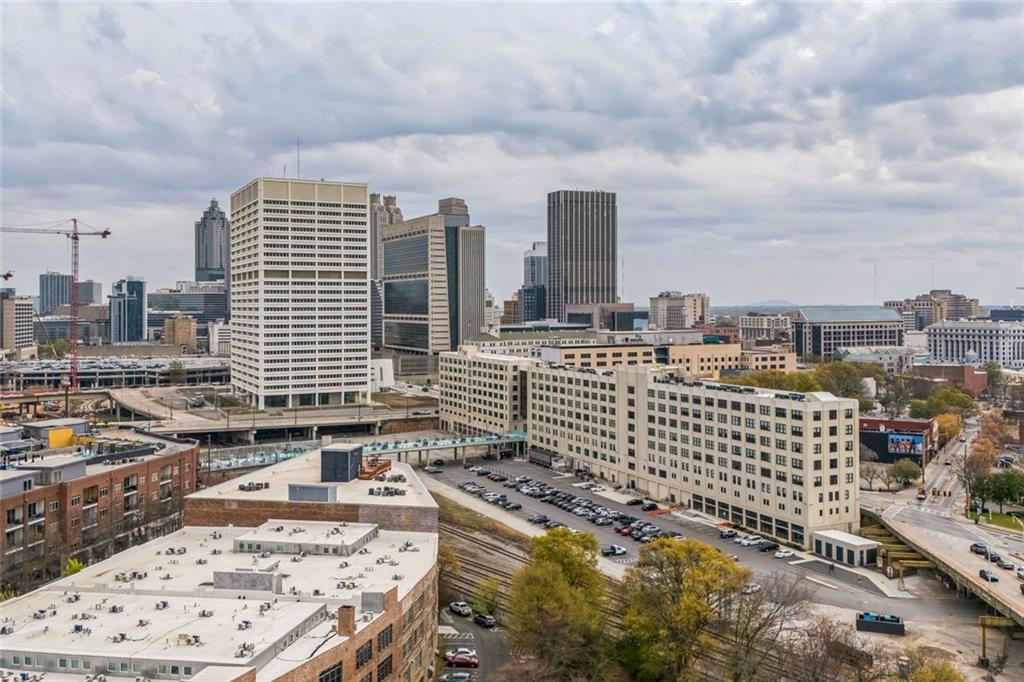 230 Bradberry Street Southwest, Unit 9 Atlanta, GA 30313 - Photo 34 of 36 a view of a city with tall buildings