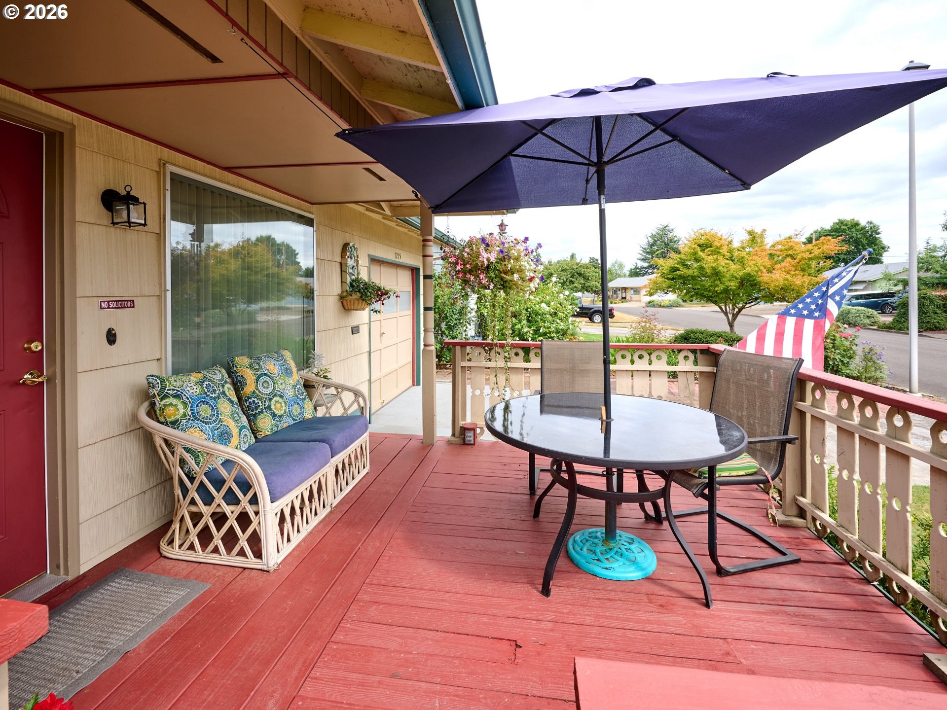 1215 Stanfield Road Woodburn, OR 97071 - Photo 2 of 29 a balcony view with a seating space