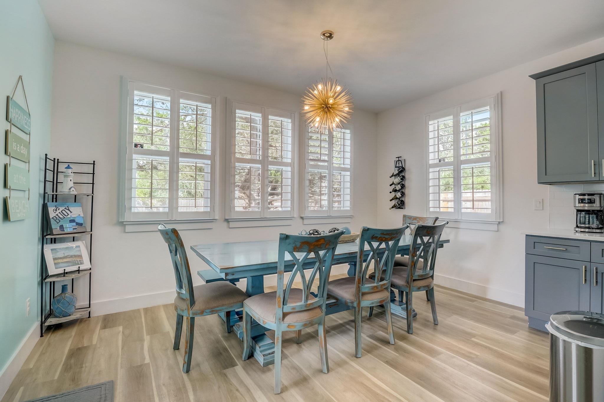 45 Menendez Road St. Augustine, FL 32080 - Photo 13 of 36 a view of a dining room with furniture and windows