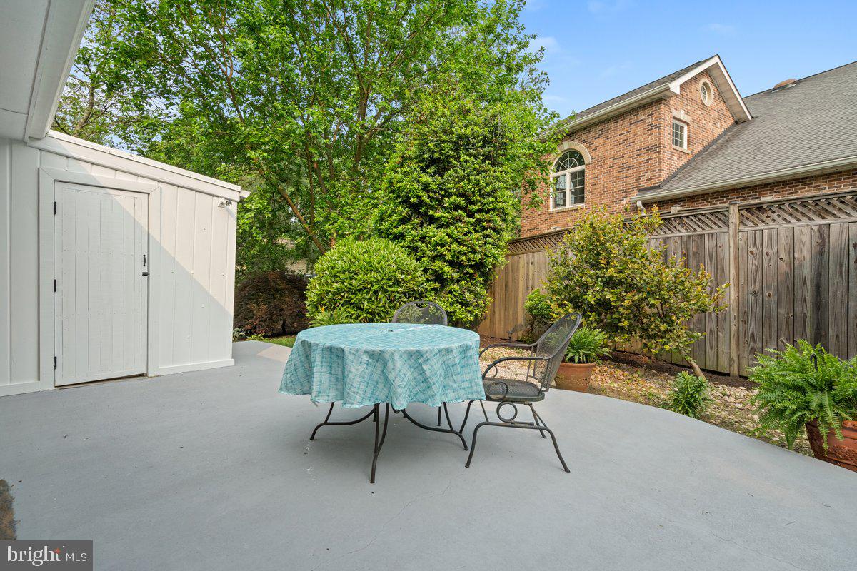 2100 Shenandoah Road Alexandria, VA 22308 - Photo 28 of 30 Rear Patio and Storage