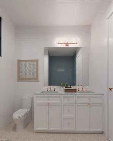 a bathroom with a sink and a toilet