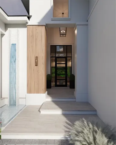 a view of a entryway door of the house