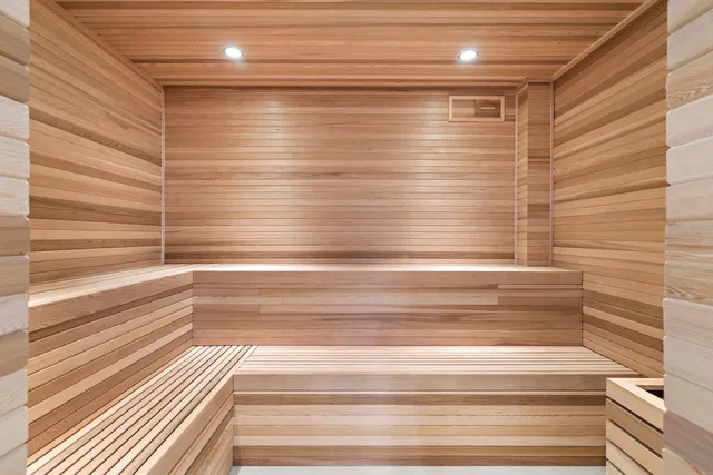 a view of a city with tall buildings