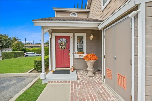 a front view of a house with a porch