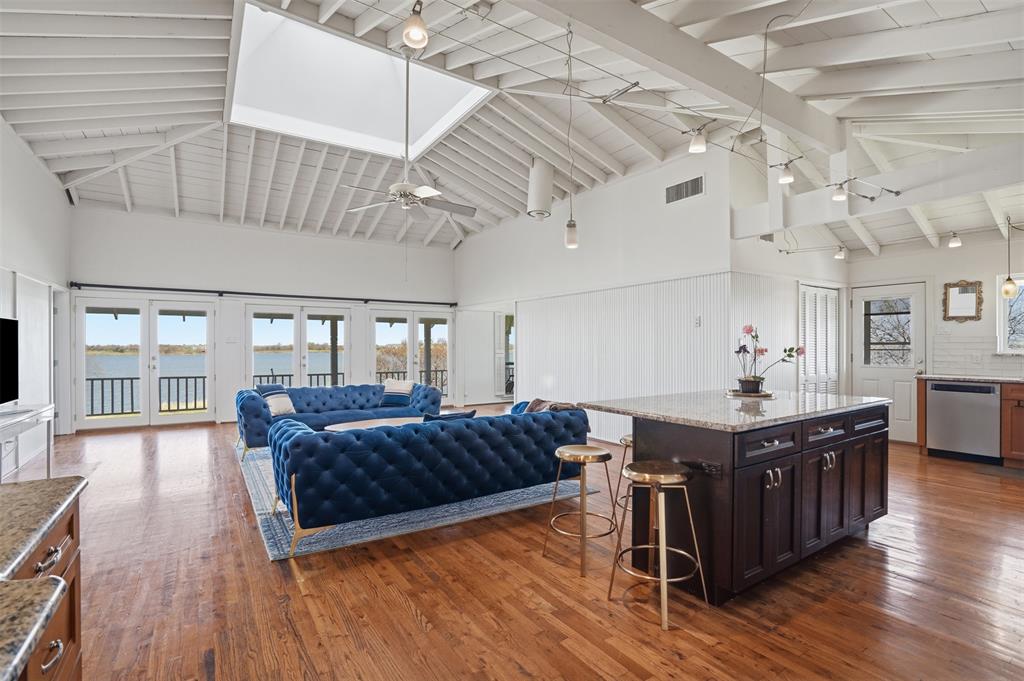 13280 Beach Club Road The Colony, TX 75056 - Photo 9 of 40 a living room with furniture and wooden floor