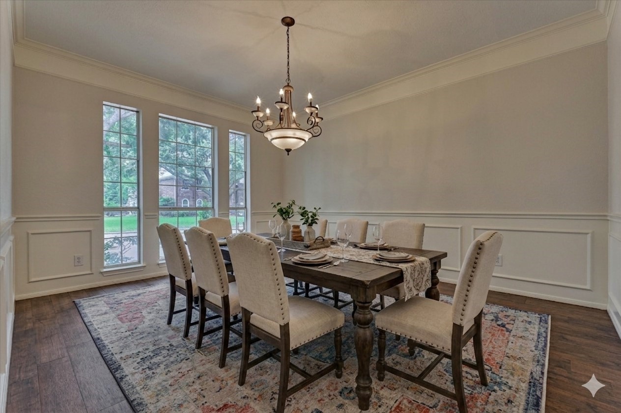 16707 Avenfield Road Tomball, TX 77377 - Photo 7 of 50 a view of a dining room with furniture window and outside view