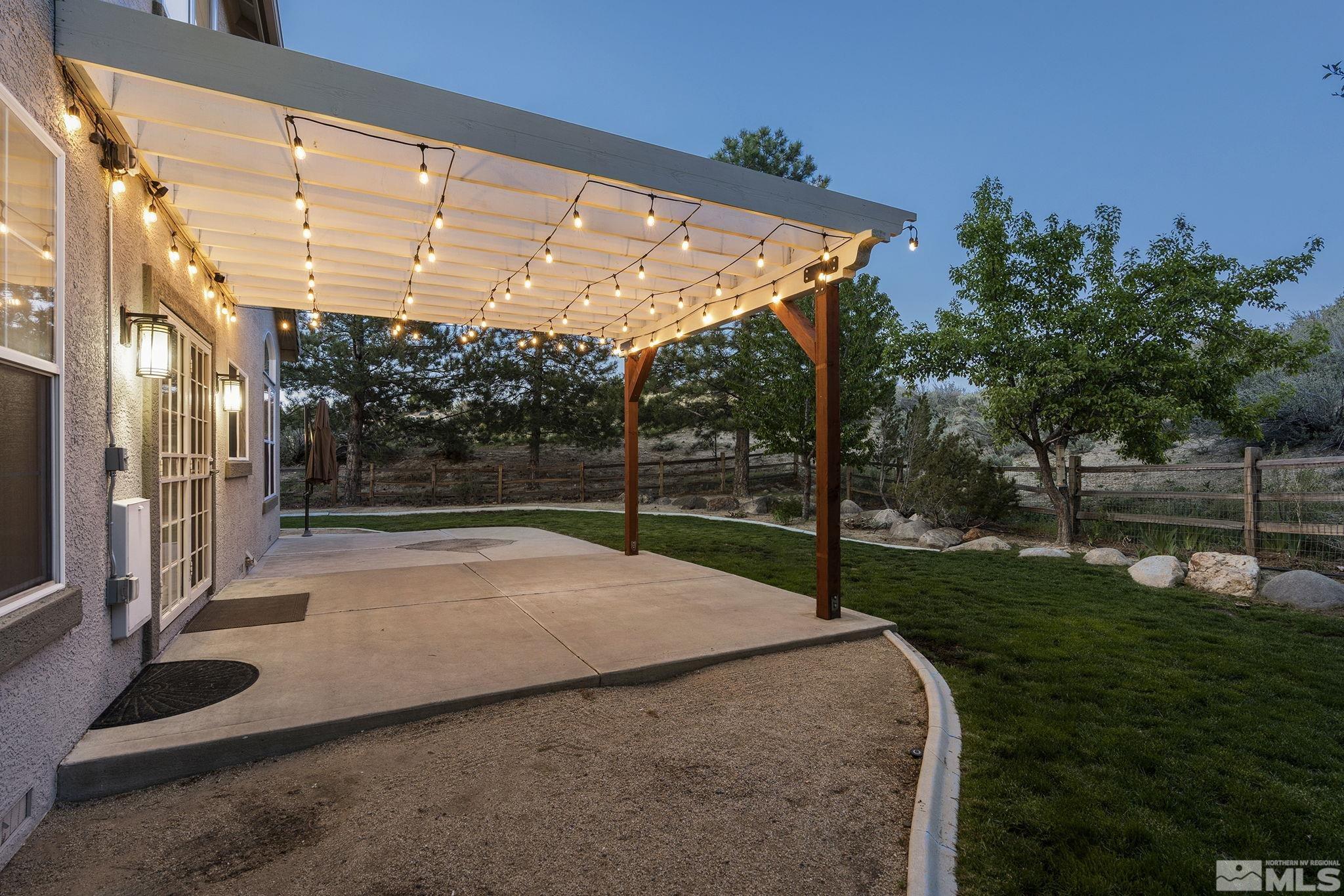3490 Cranbrook Circle Reno, NV 89519 - Photo 31 of 40 a view of a backyard with porch