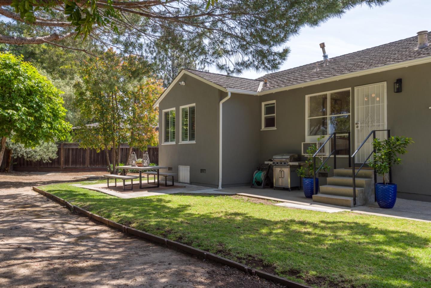 11 Meadow Court San Mateo, CA 94403 - Photo 28 of 31 a view of a house with backyard porch and sitting area