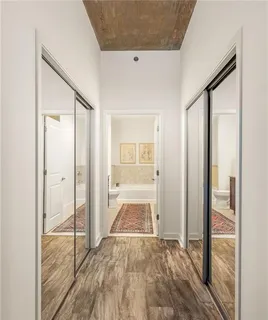 a view of an empty room