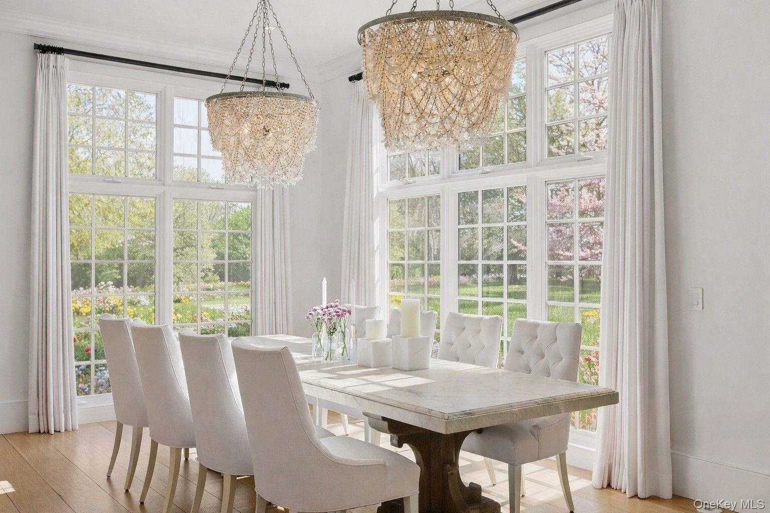 123 Abrahams Path East Hampton, NY 11937 - Photo 8 of 27 a view of a dining room with furniture window and outside view