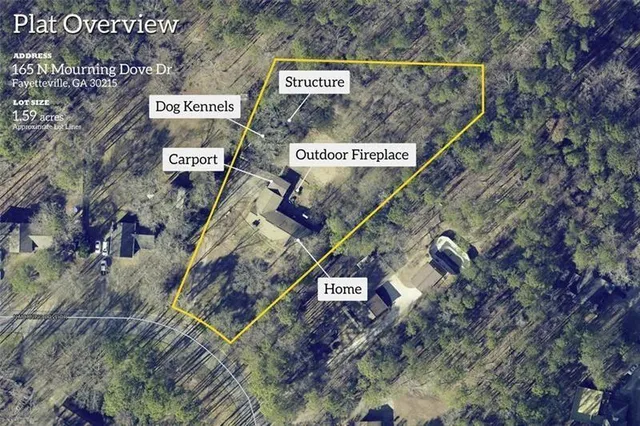 $495,000 | 165 North Mourning Dove Drive, Fayetteville, GA 30215