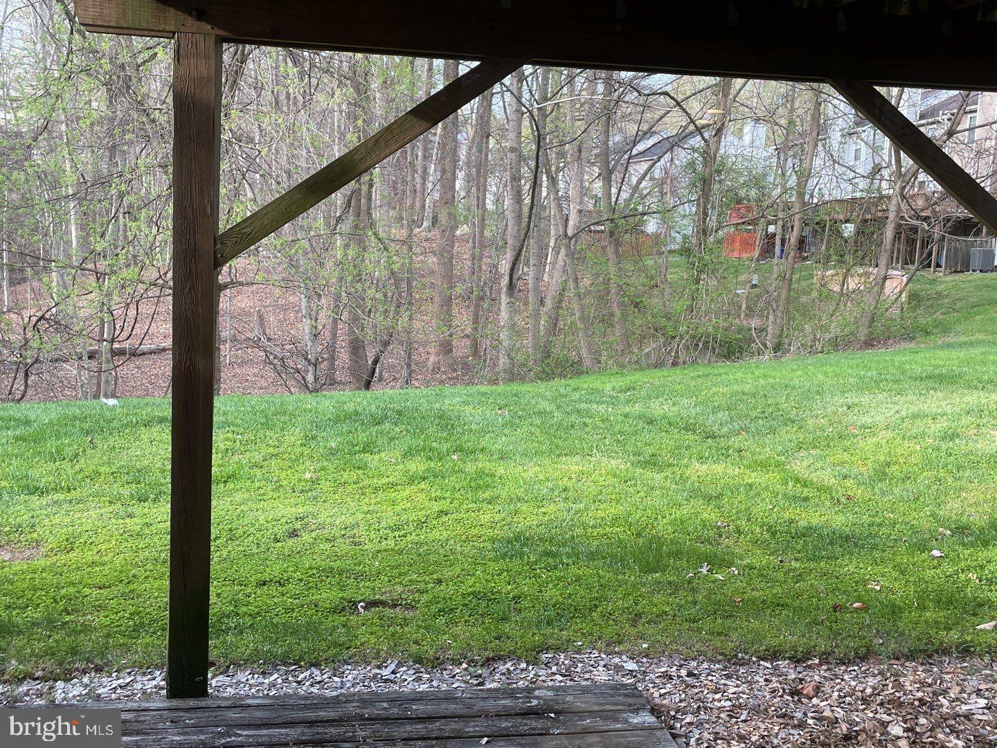10366 College Square Columbia, MD 21044 - Photo 5 of 20 a view of a yard with a trees in the background