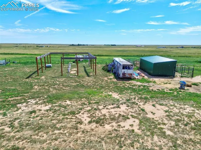 a view of an ocean and beach